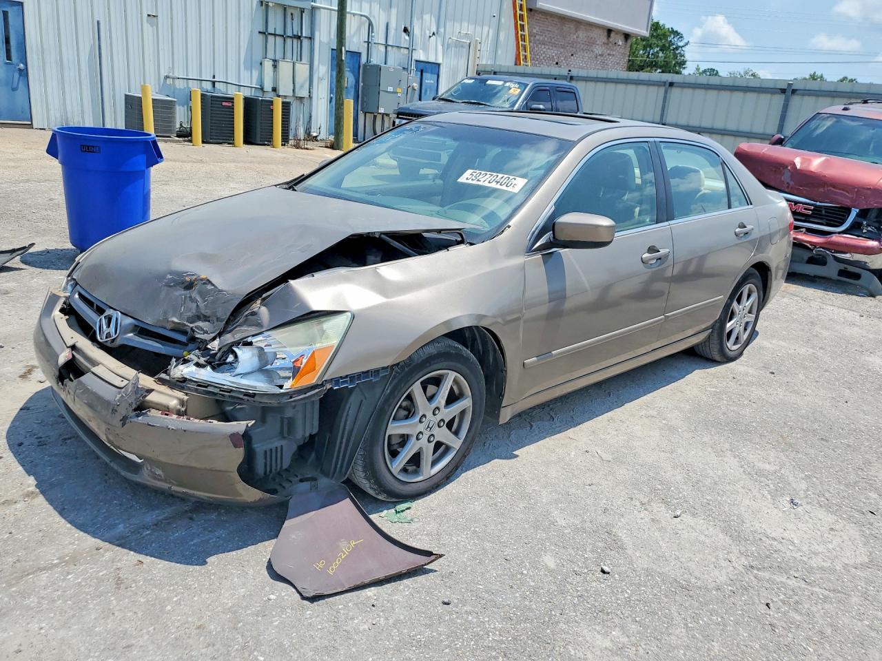 2003 Honda Accord Ex Tan vin: 1HGCM665X3A089969