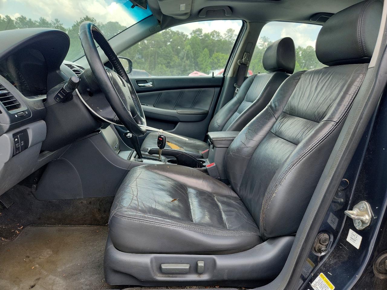 2003 Honda Accord Ex Gray vin: 1HGCM665X3A093956