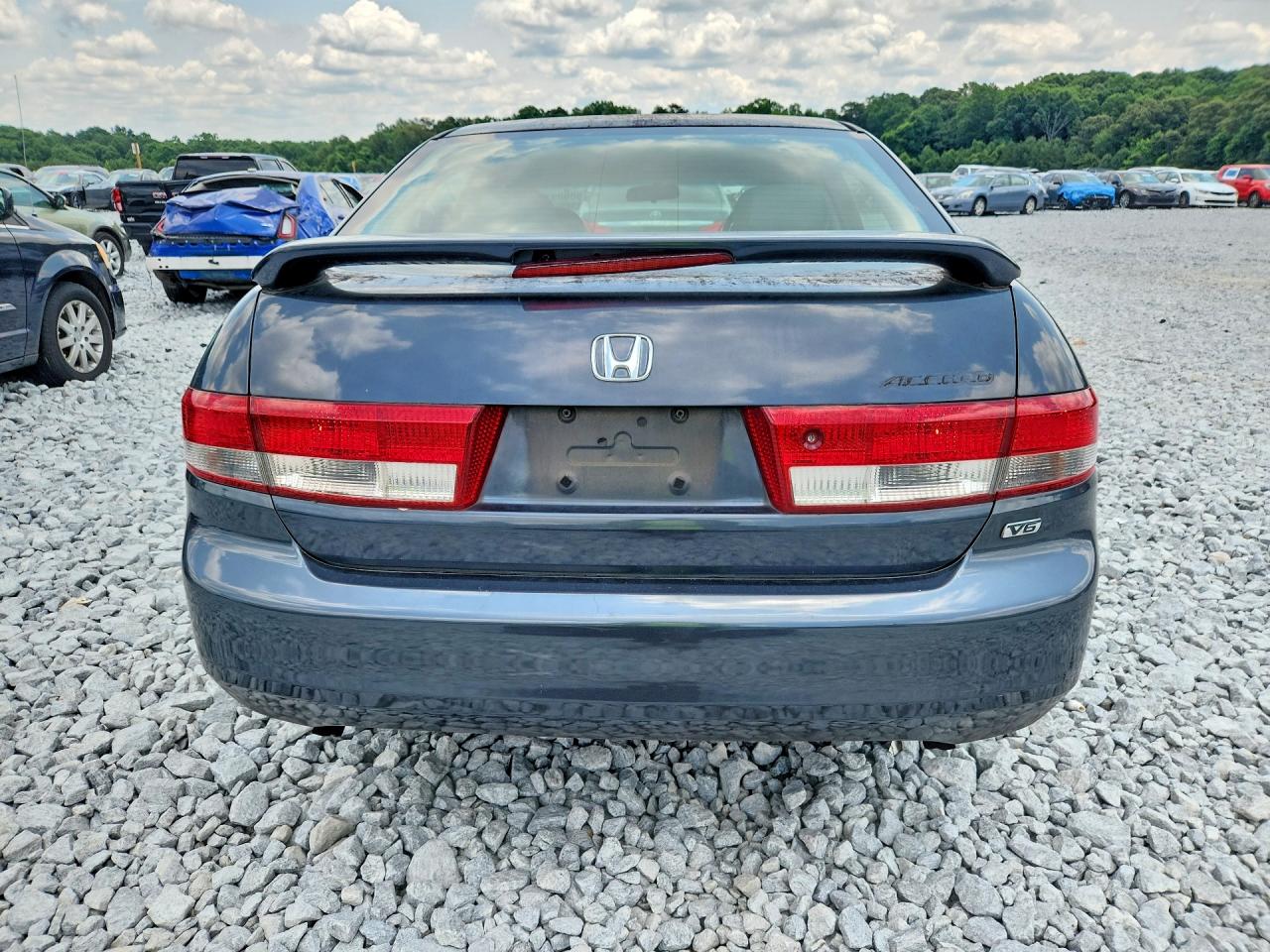 2003 Honda Accord Ex Gray vin: 1HGCM665X3A093956