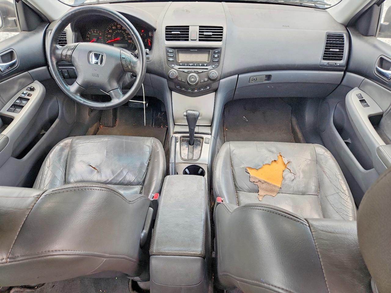 2003 Honda Accord Ex Gray vin: 1HGCM665X3A093956