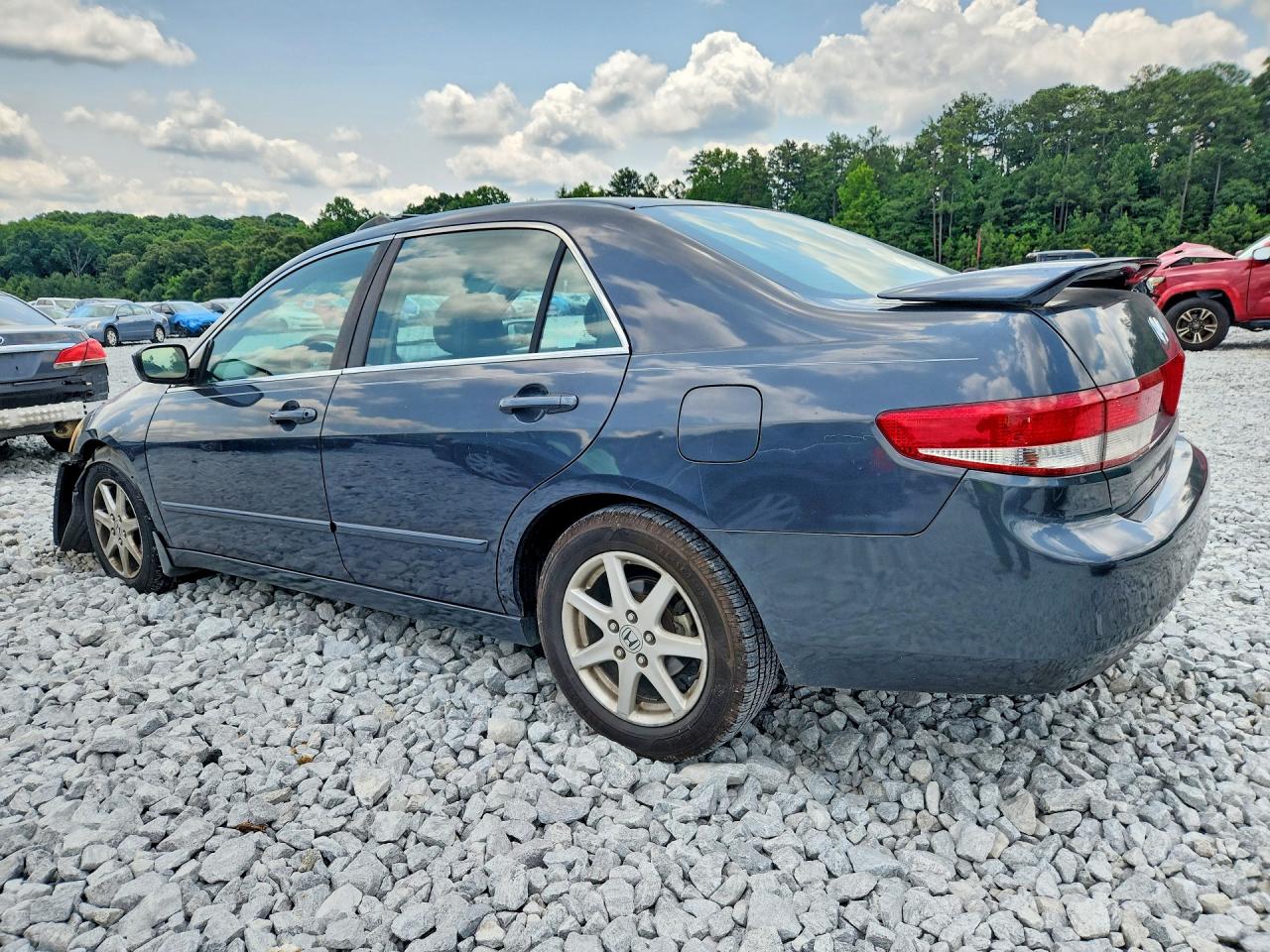 2003 Honda Accord Ex Gray vin: 1HGCM665X3A093956