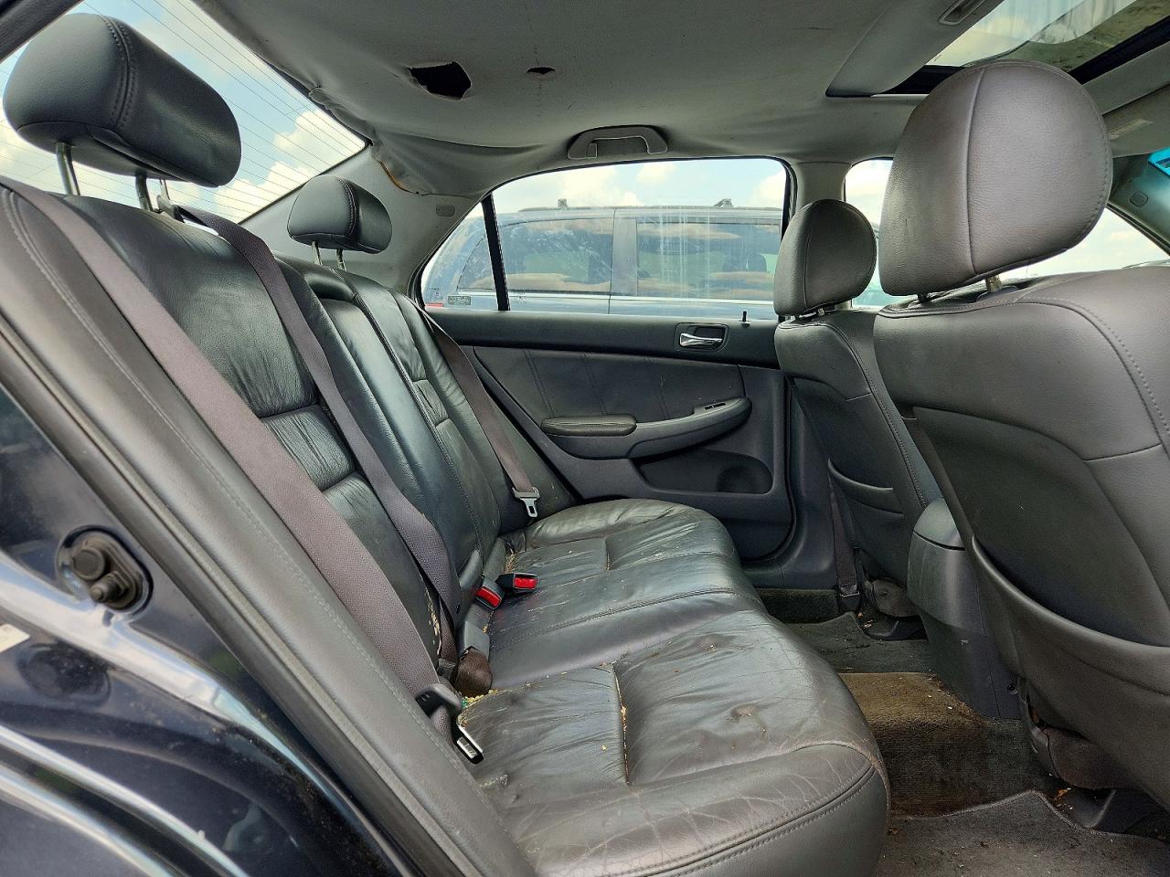 2003 Honda Accord Ex Gray vin: 1HGCM665X3A093956
