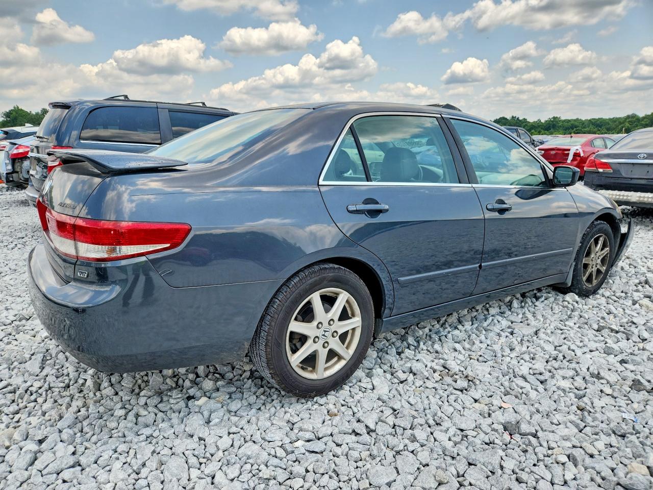 2003 Honda Accord Ex Gray vin: 1HGCM665X3A093956
