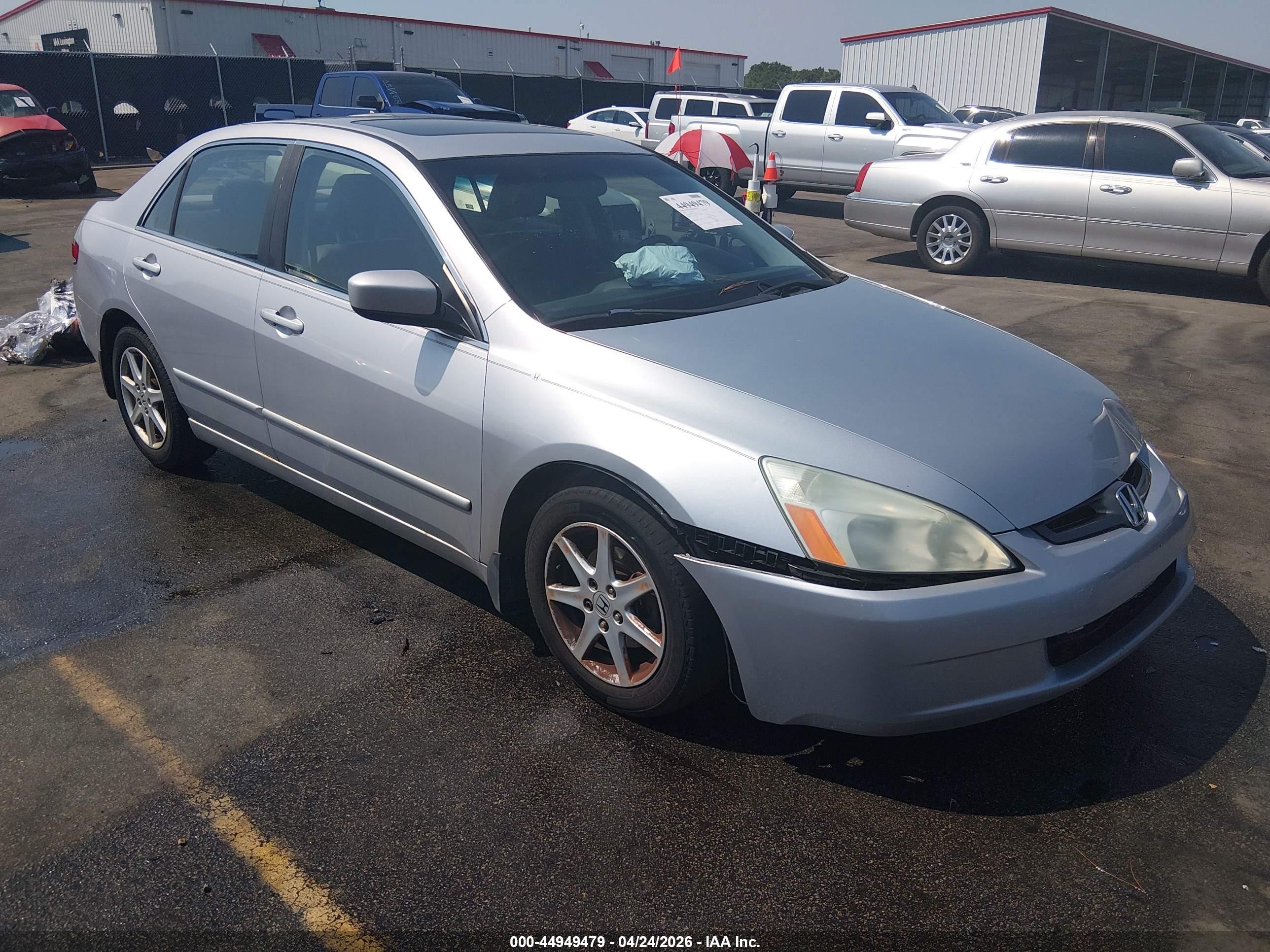 2003 Honda Accord 3.0 Ex Silver vin: 1HGCM665X3A096534