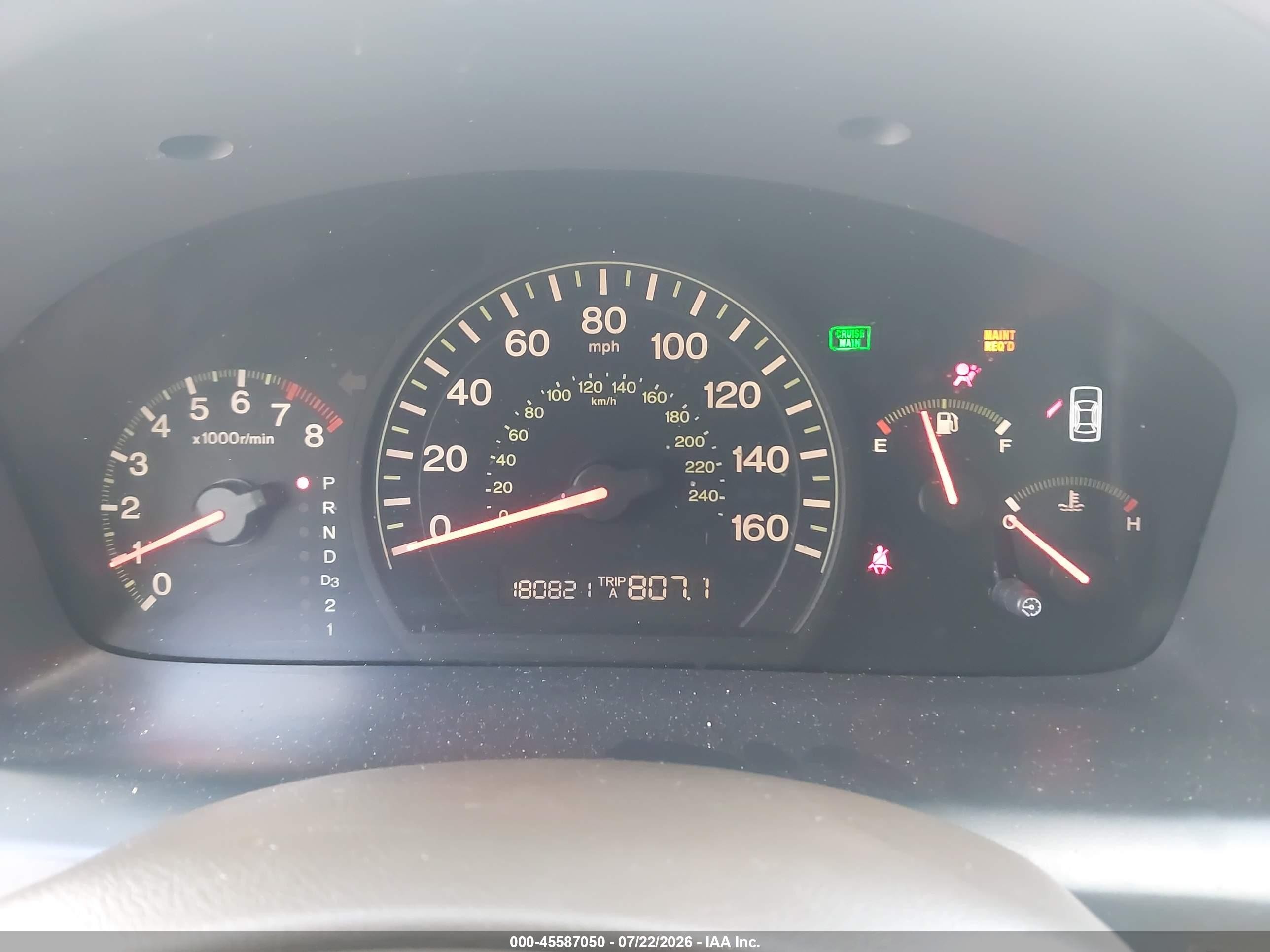 2004 Honda Accord 3.0 Ex Белый vin: 1HGCM665X4A010284