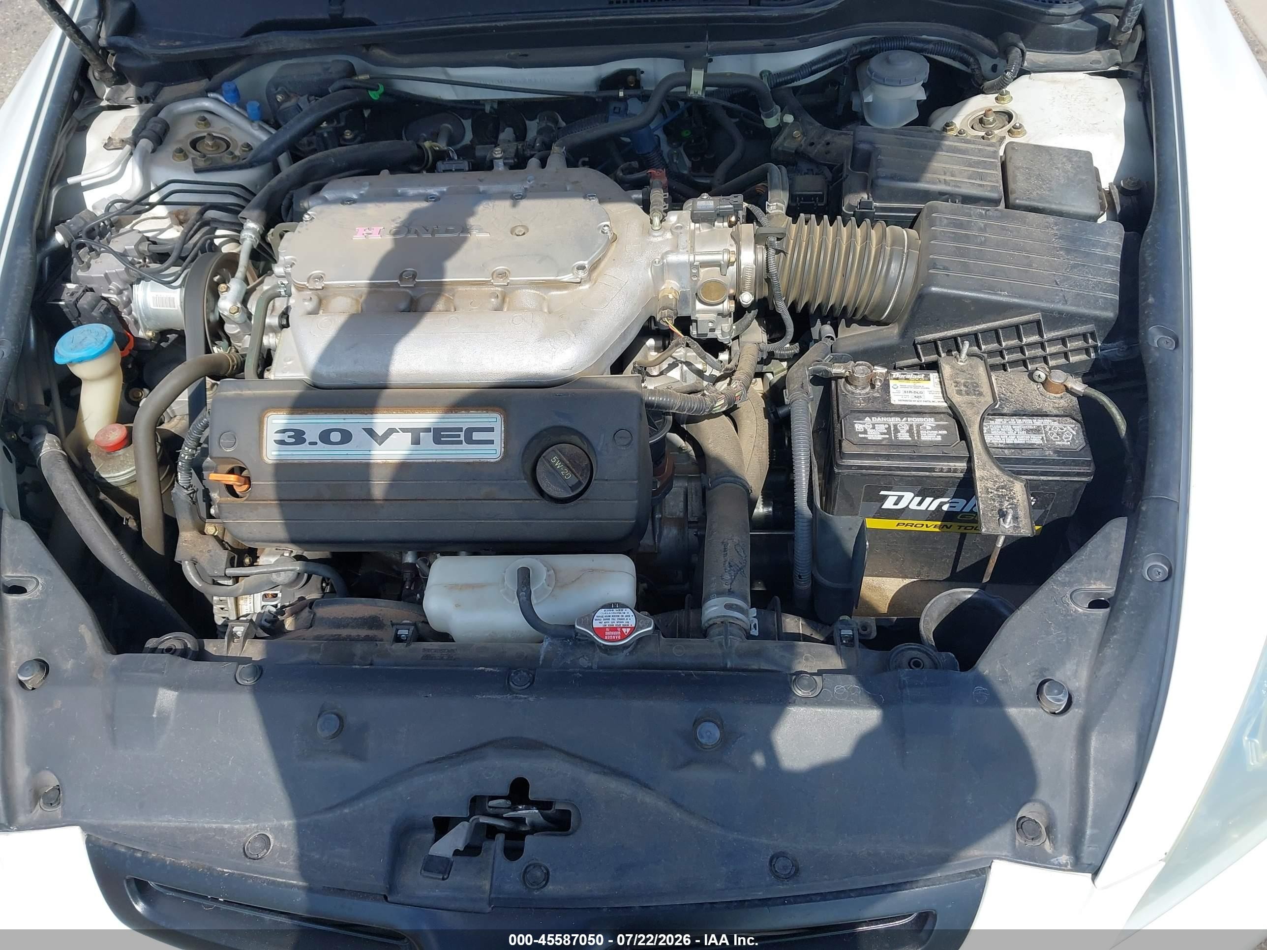 2004 Honda Accord 3.0 Ex Белый vin: 1HGCM665X4A010284