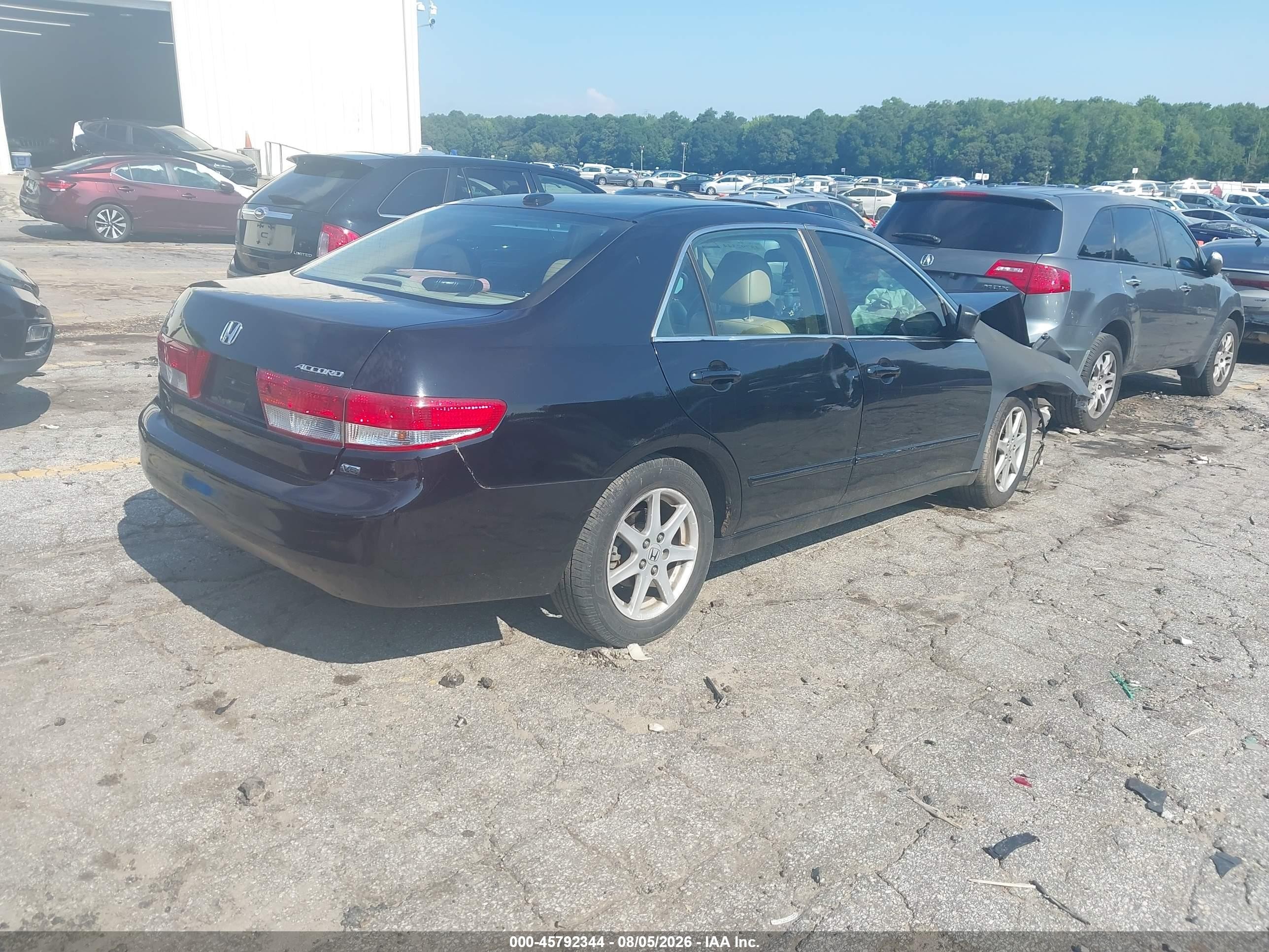 2004 Honda Accord 3.0 Ex Бежевый vin: 1HGCM665X4A022922
