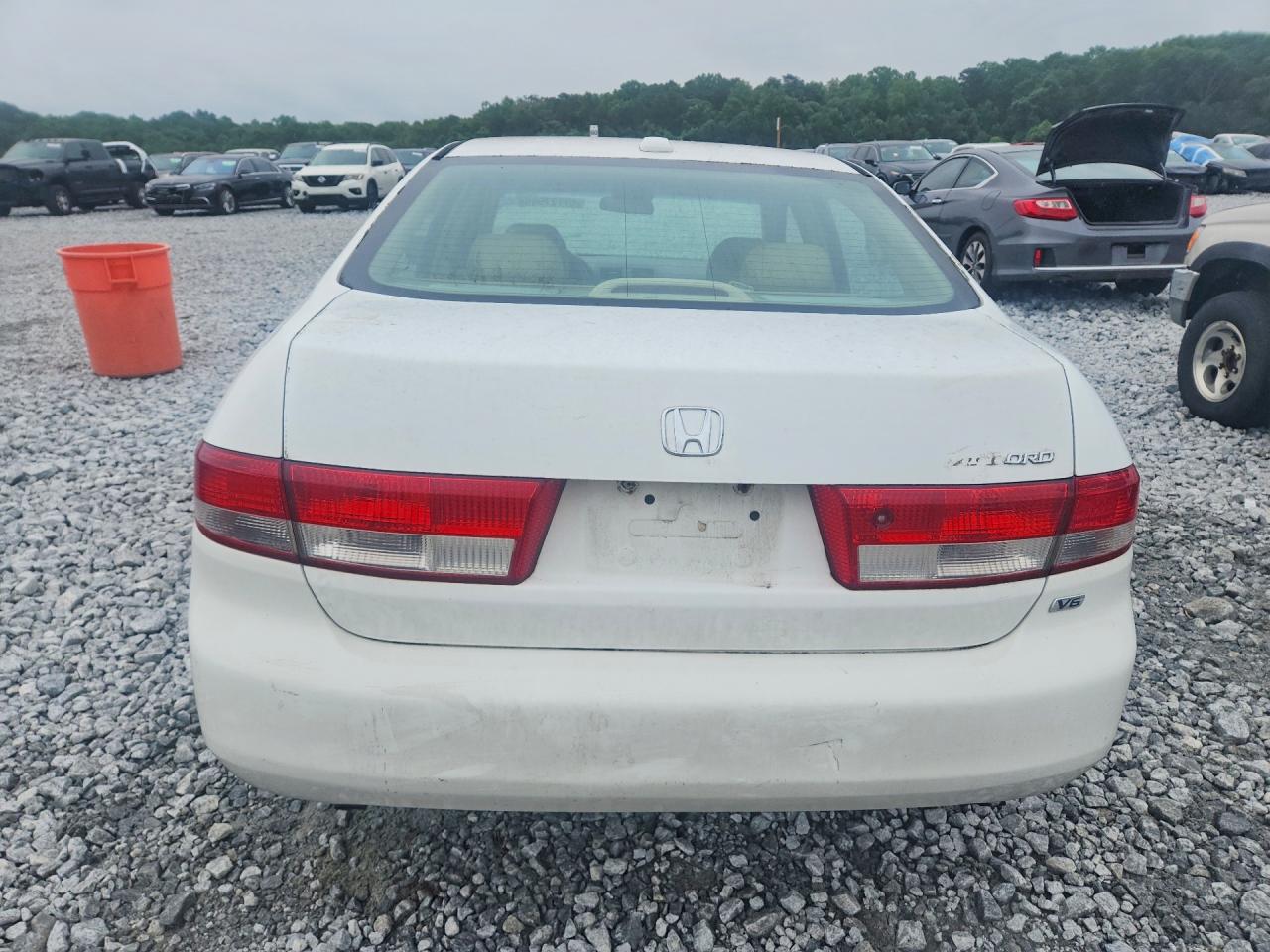 2004 Honda Accord Ex White vin: 1HGCM665X4A036920
