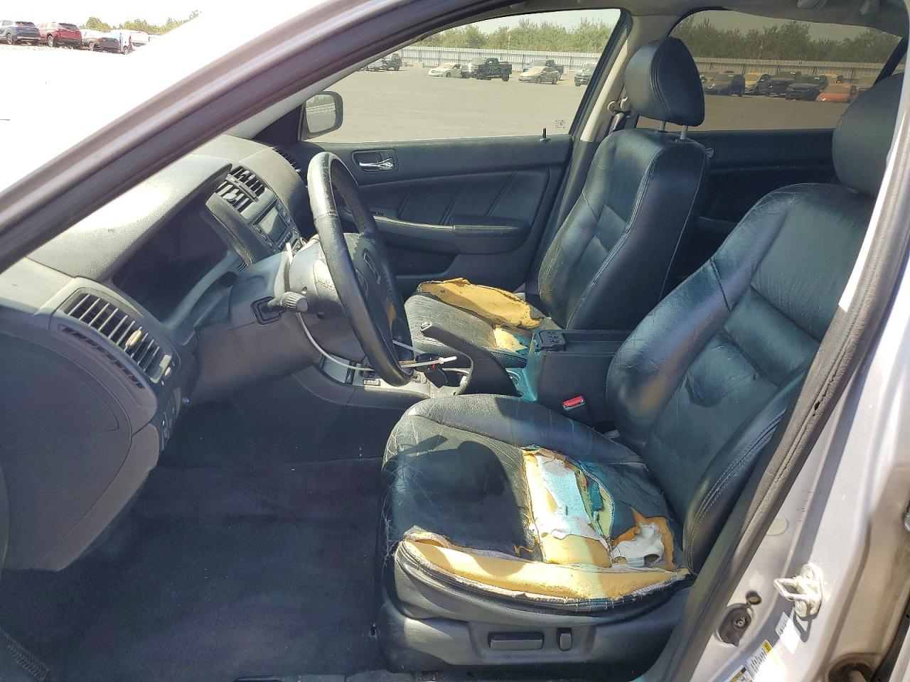 2004 Honda Accord Ex Silver vin: 1HGCM665X4A041373