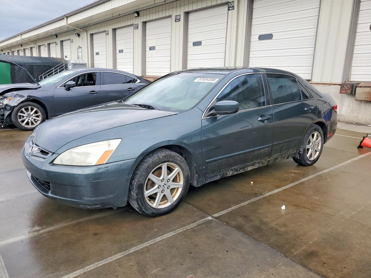 2004 Honda Accord Ex Green vin: 1HGCM665X4A067214