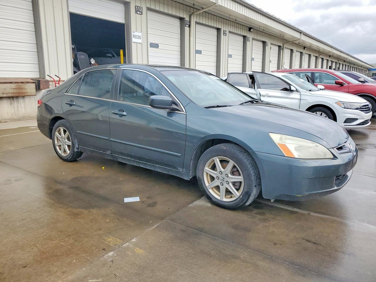 2004 Honda Accord Ex Green vin: 1HGCM665X4A067214