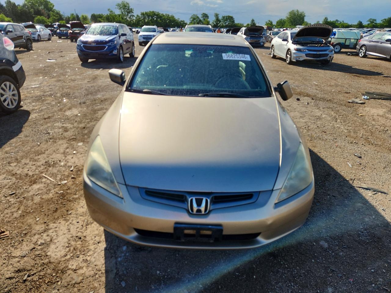 2004 Honda Accord Ex Cream vin: 1HGCM665X4A076088