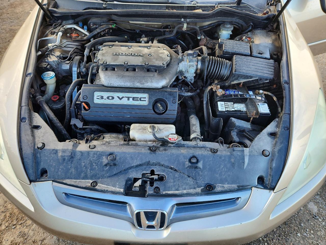2004 Honda Accord Ex Cream vin: 1HGCM665X4A076088