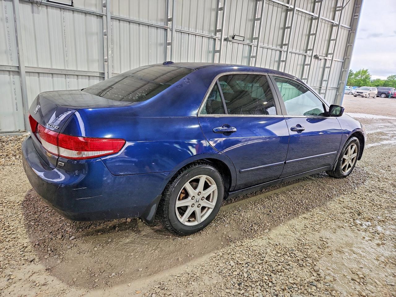 2004 Honda Accord Ex Синий vin: 1HGCM665X4A093571