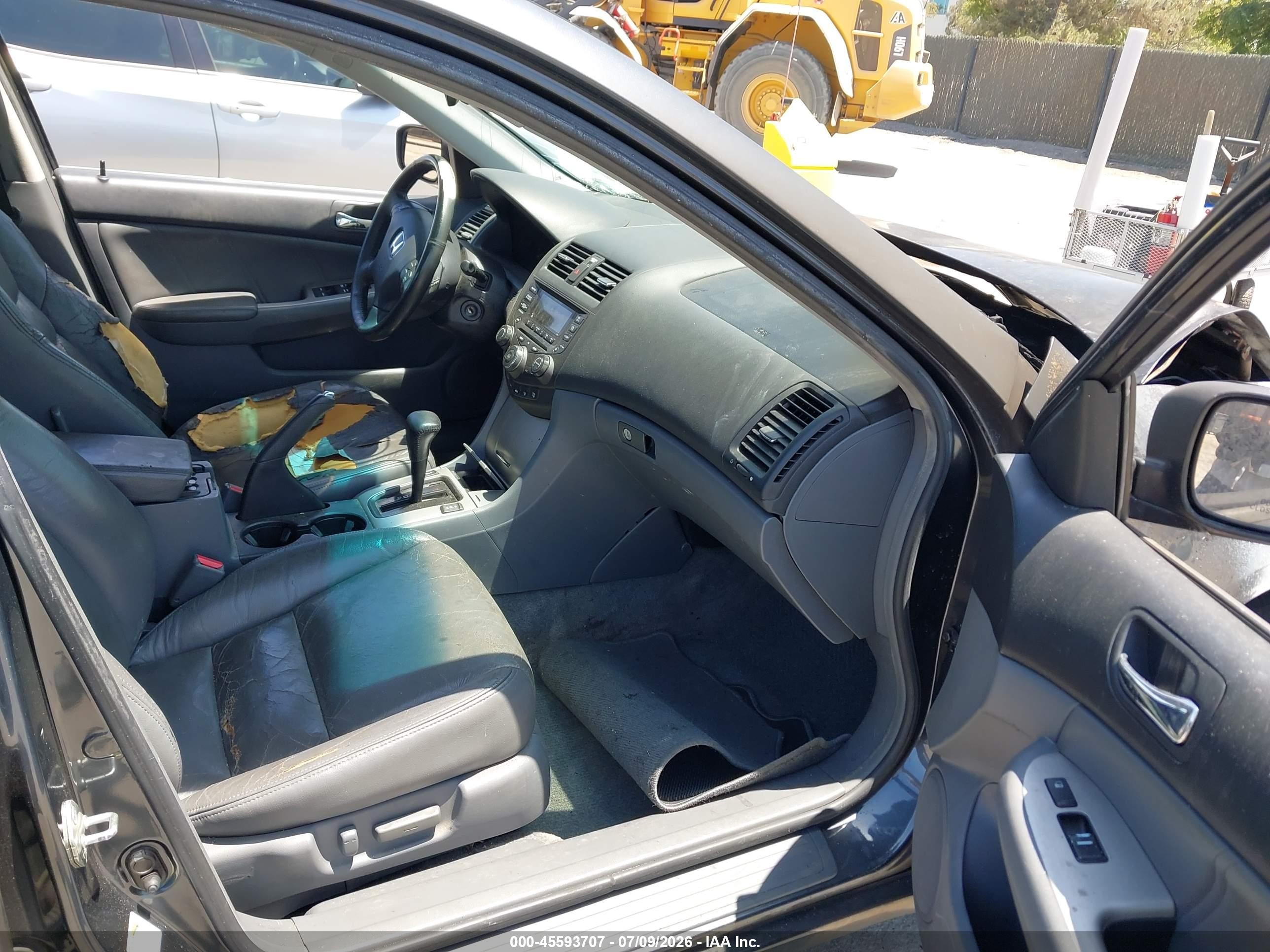 2005 Honda Accord 3.0 Ex Gray vin: 1HGCM665X5A017169