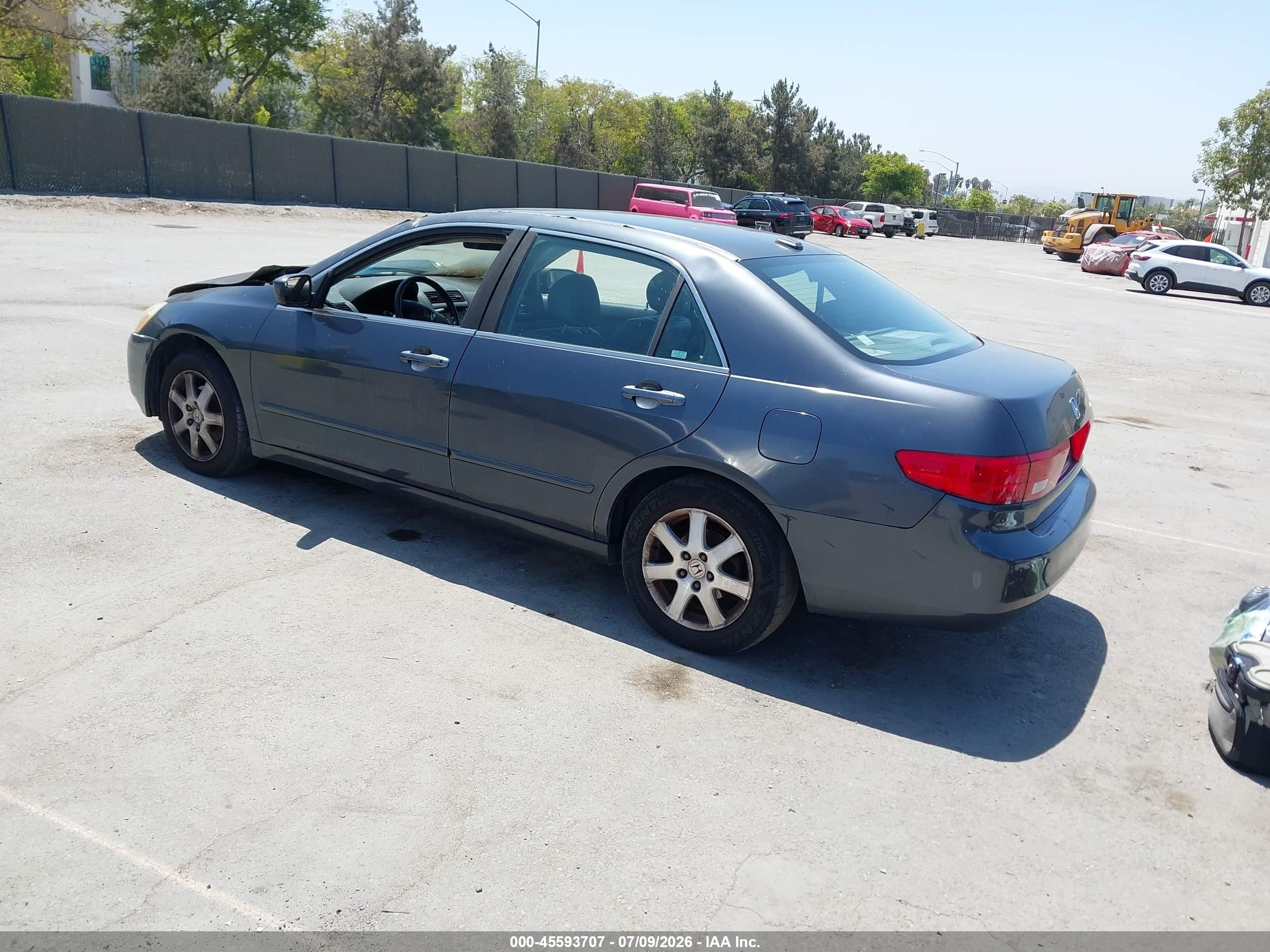 2005 Honda Accord 3.0 Ex Gray vin: 1HGCM665X5A017169