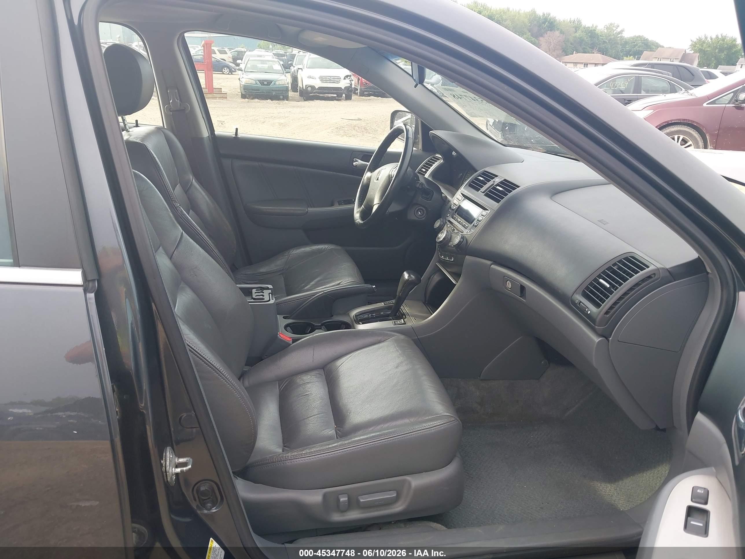 2005 Honda Accord 3.0 Ex Gray vin: 1HGCM665X5A057008