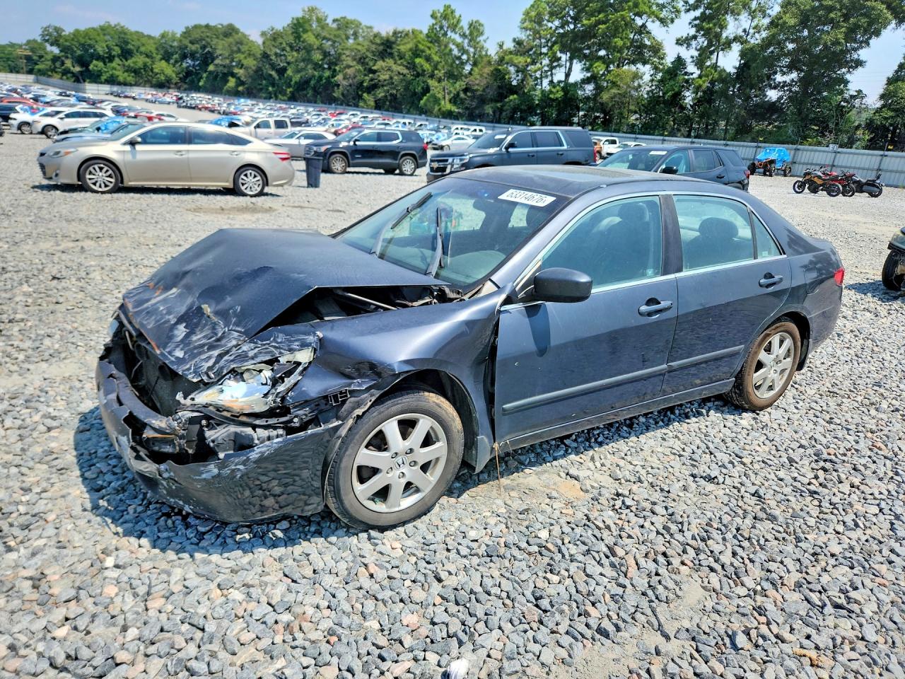2005 Honda Accord Ex Серый vin: 1HGCM665X5A072706