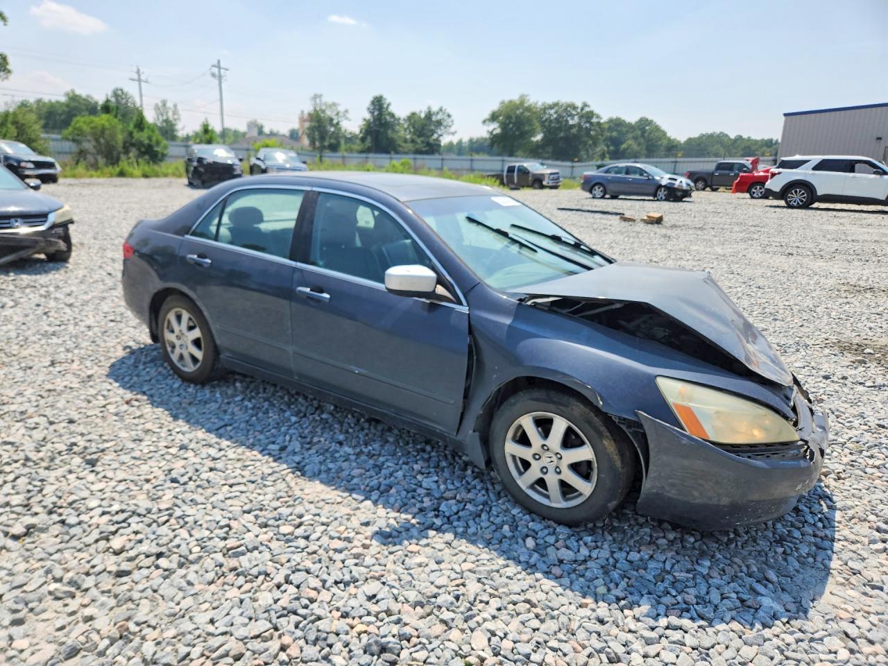 2005 Honda Accord Ex Серый vin: 1HGCM665X5A072706