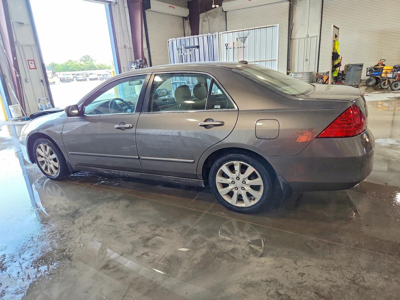 2006 Honda Accord Ex Gray vin: 1HGCM665X6A008070