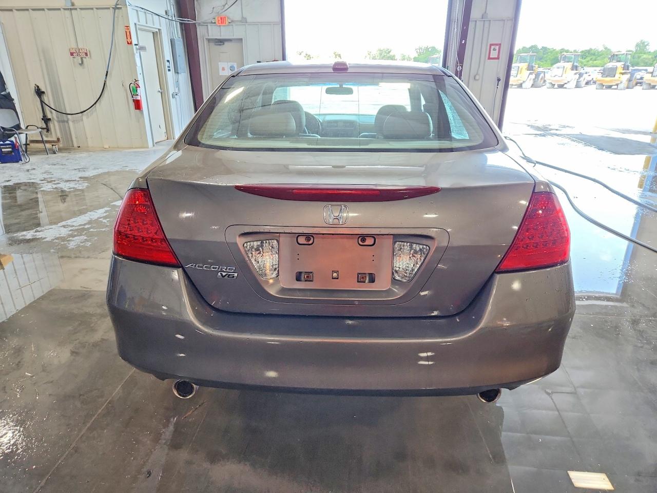 2006 Honda Accord Ex Gray vin: 1HGCM665X6A008070
