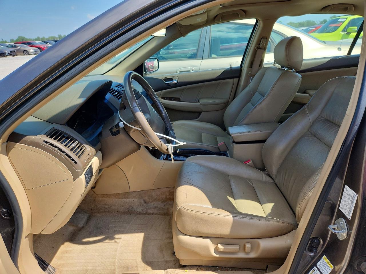 2006 Honda Accord Ex Gray vin: 1HGCM665X6A008070