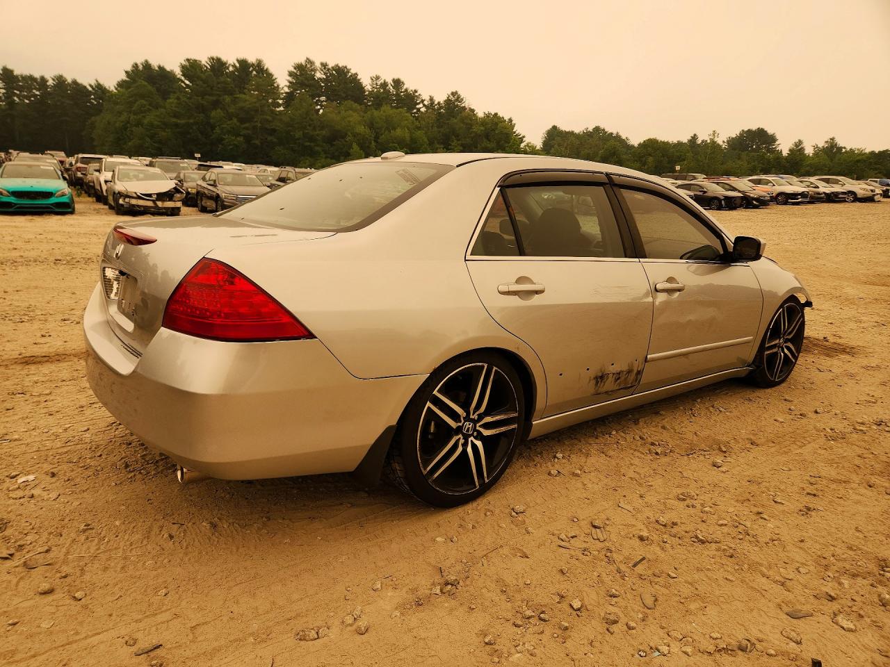 2006 Honda Accord Ex Silver vin: 1HGCM665X6A034815
