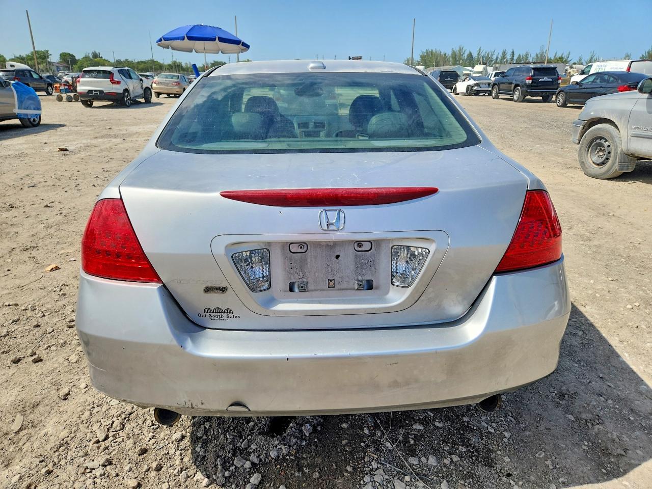 2006 Honda Accord Ex Серебряный vin: 1HGCM665X6A036208