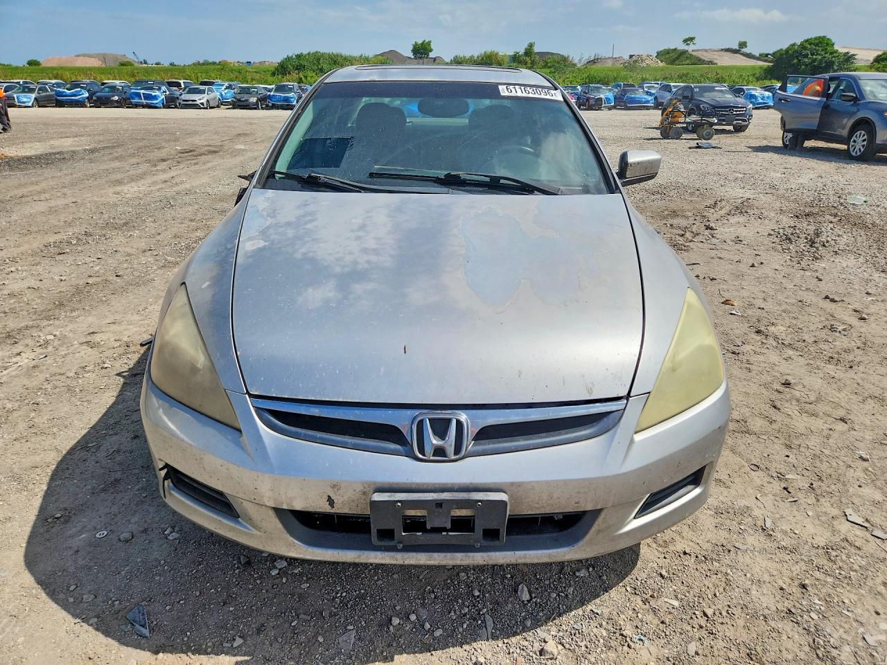 2006 Honda Accord Ex Серебряный vin: 1HGCM665X6A036208