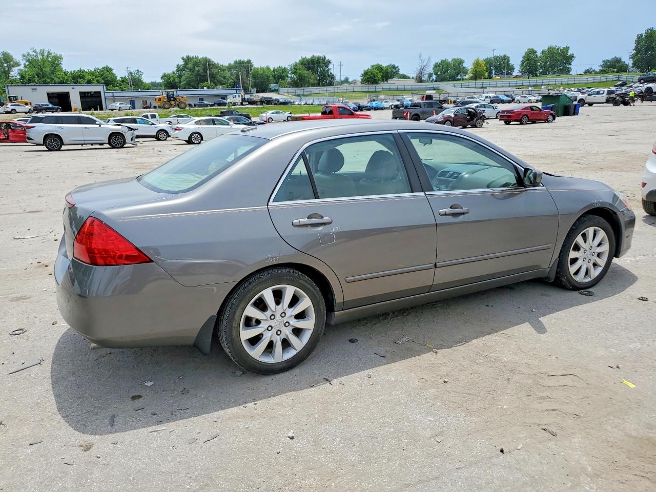 2006 Honda Accord Ex Серый vin: 1HGCM665X6A052232