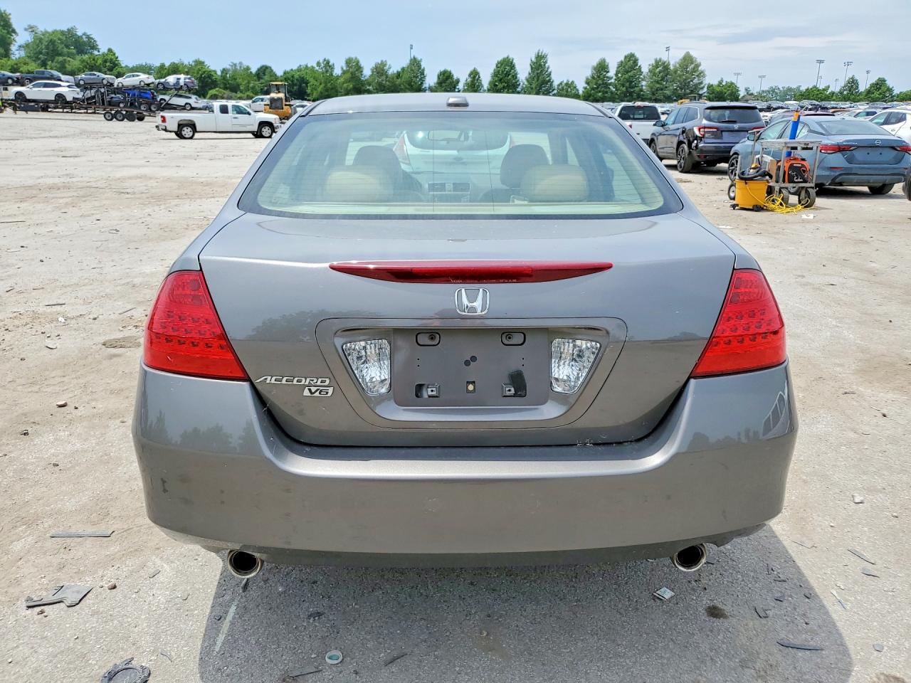 2006 Honda Accord Ex Серый vin: 1HGCM665X6A052232