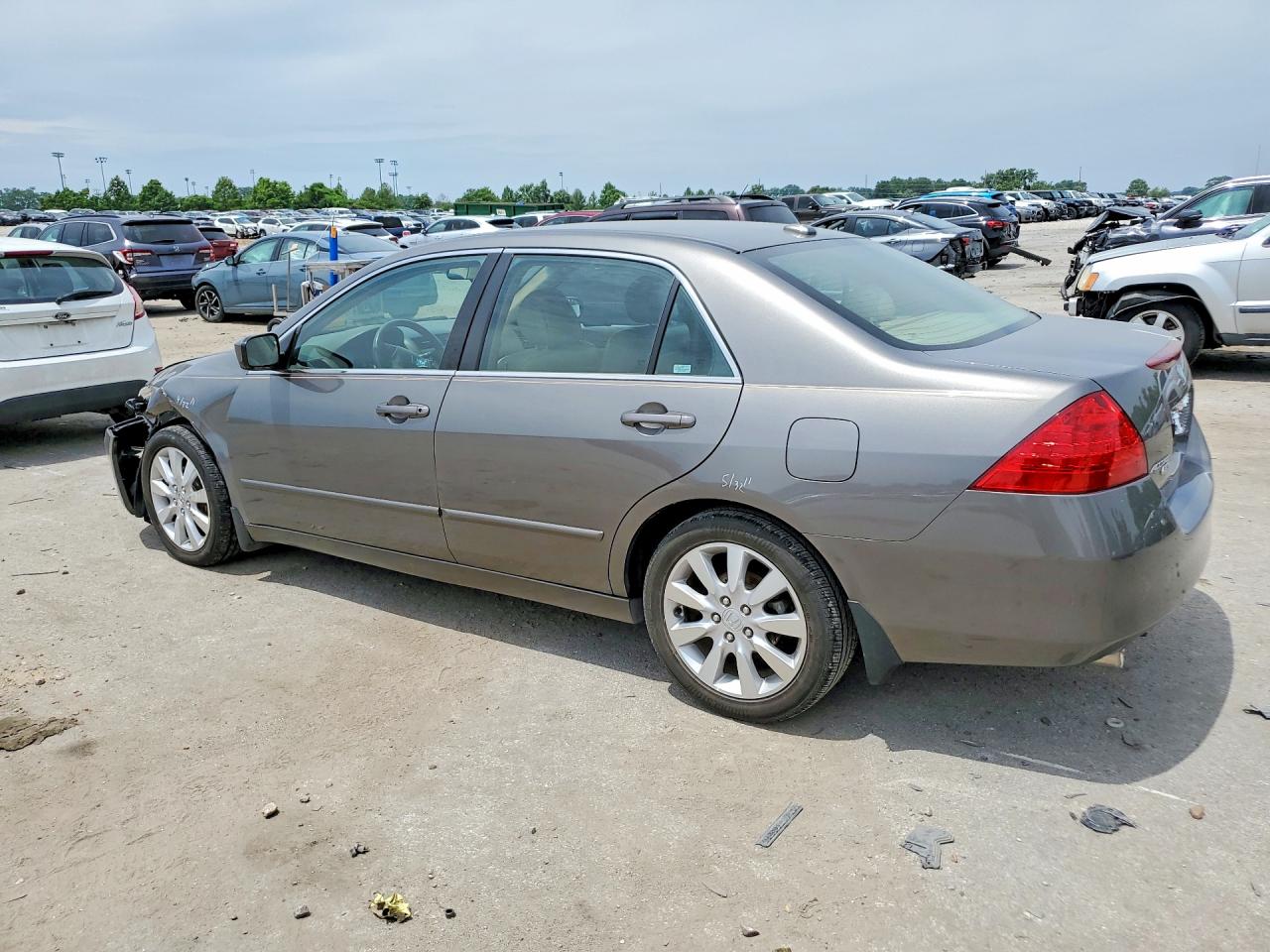 2006 Honda Accord Ex Серый vin: 1HGCM665X6A052232