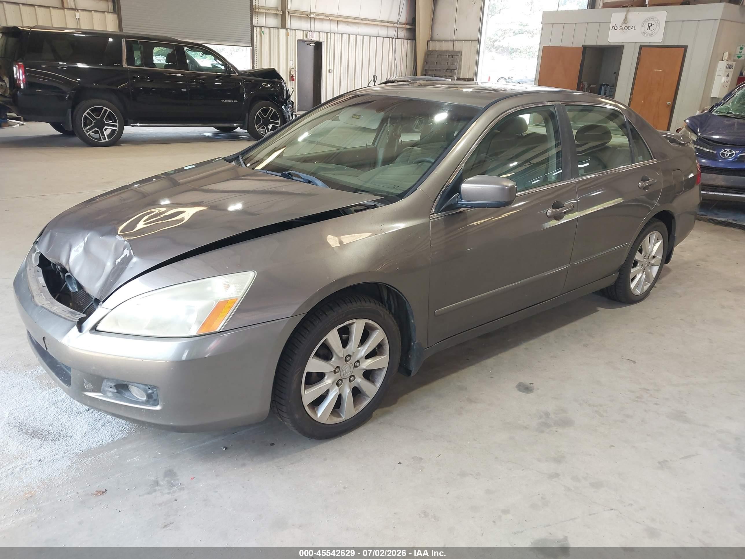 2006 Honda Accord 3.0 Ex Brown vin: 1HGCM665X6A070729