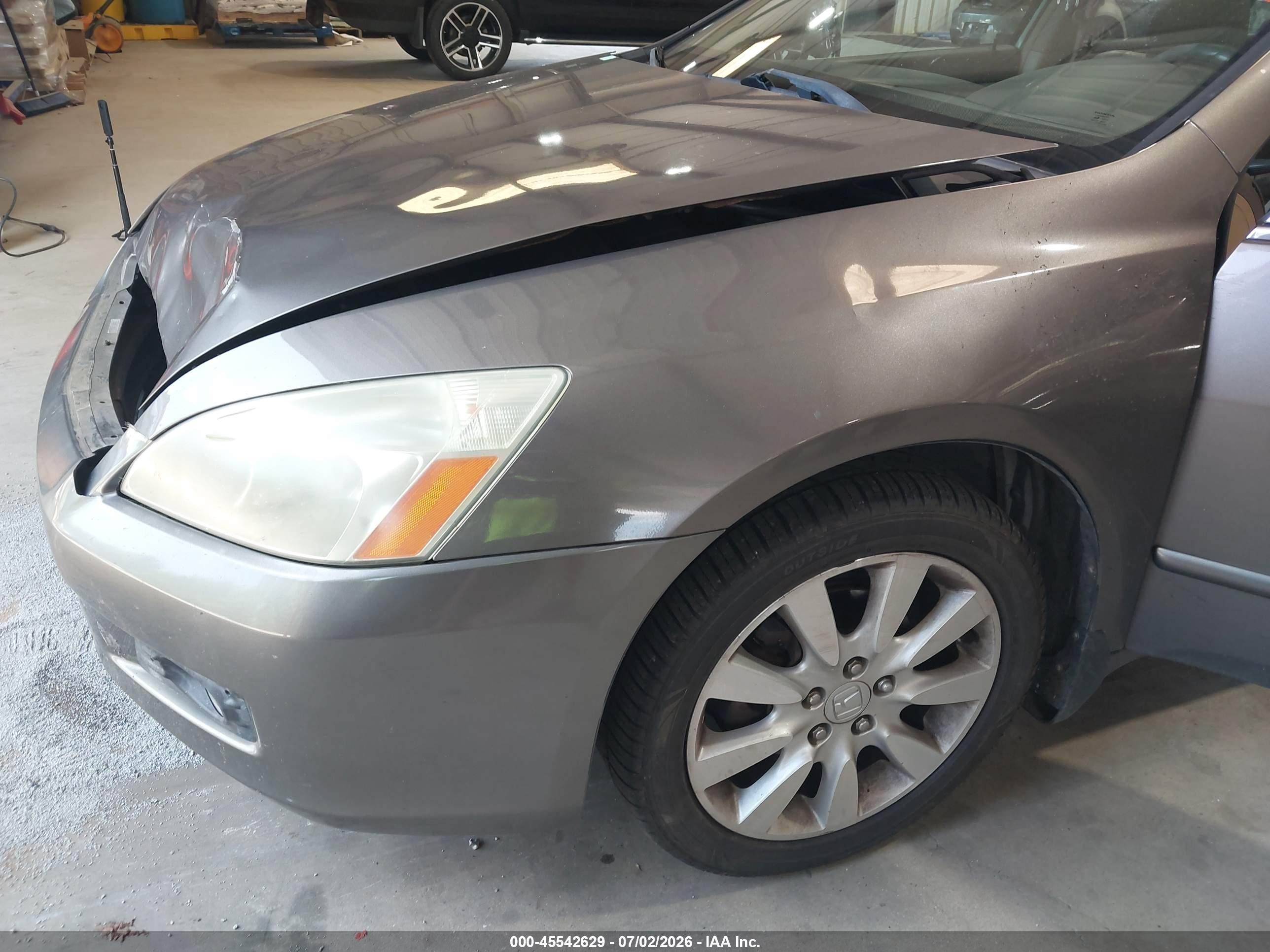 2006 Honda Accord 3.0 Ex Brown vin: 1HGCM665X6A070729