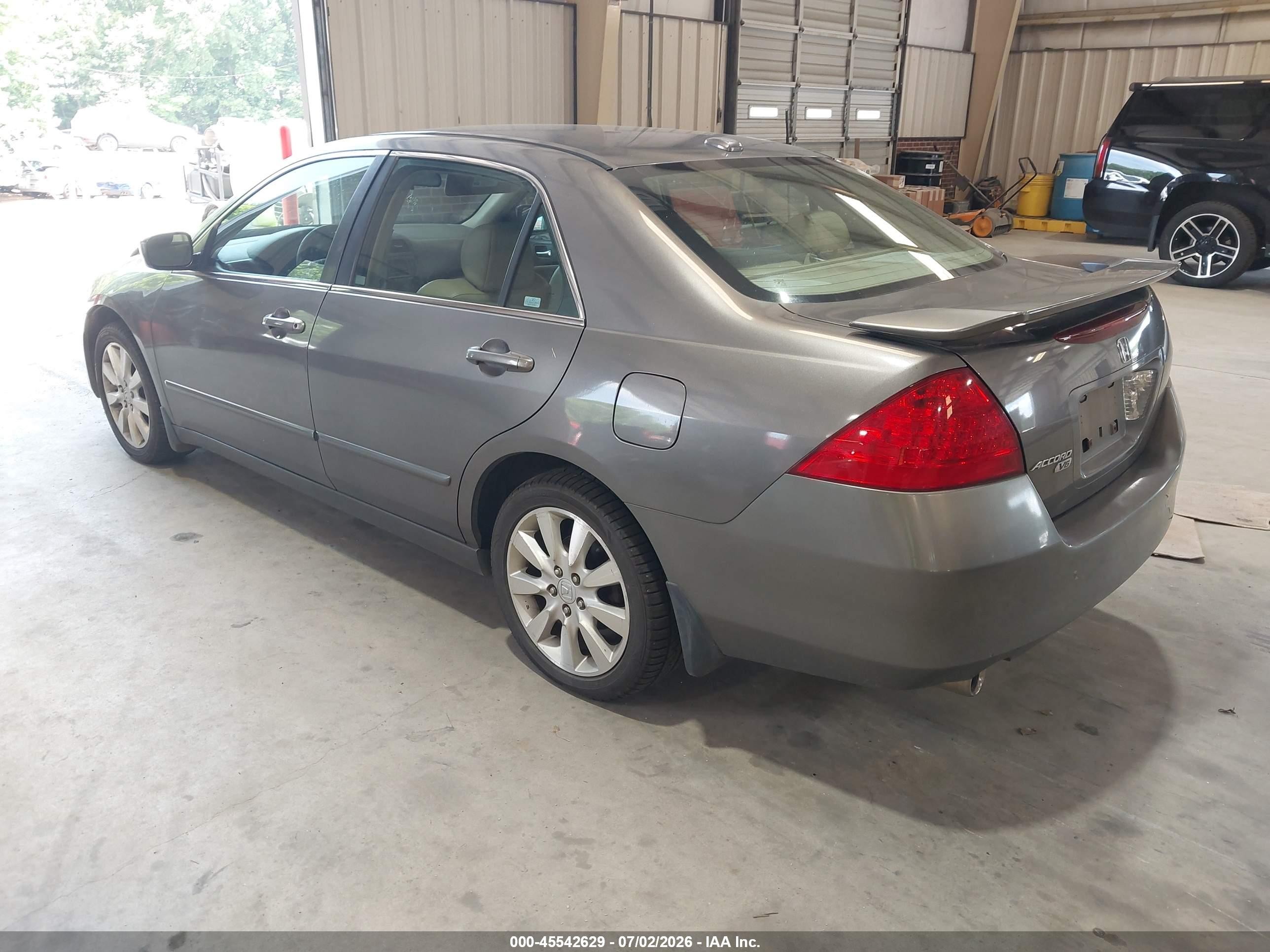 2006 Honda Accord 3.0 Ex Brown vin: 1HGCM665X6A070729