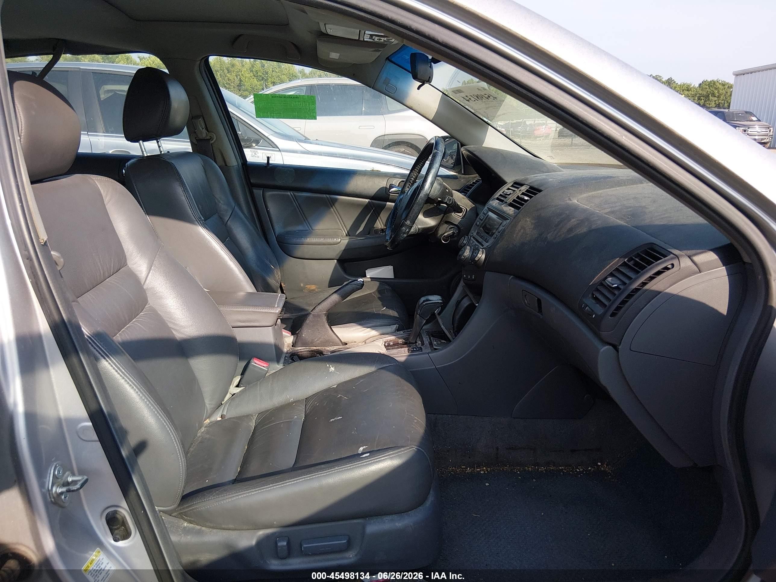 2006 Honda Accord 3.0 Ex Серебряный vin: 1HGCM665X6A071895
