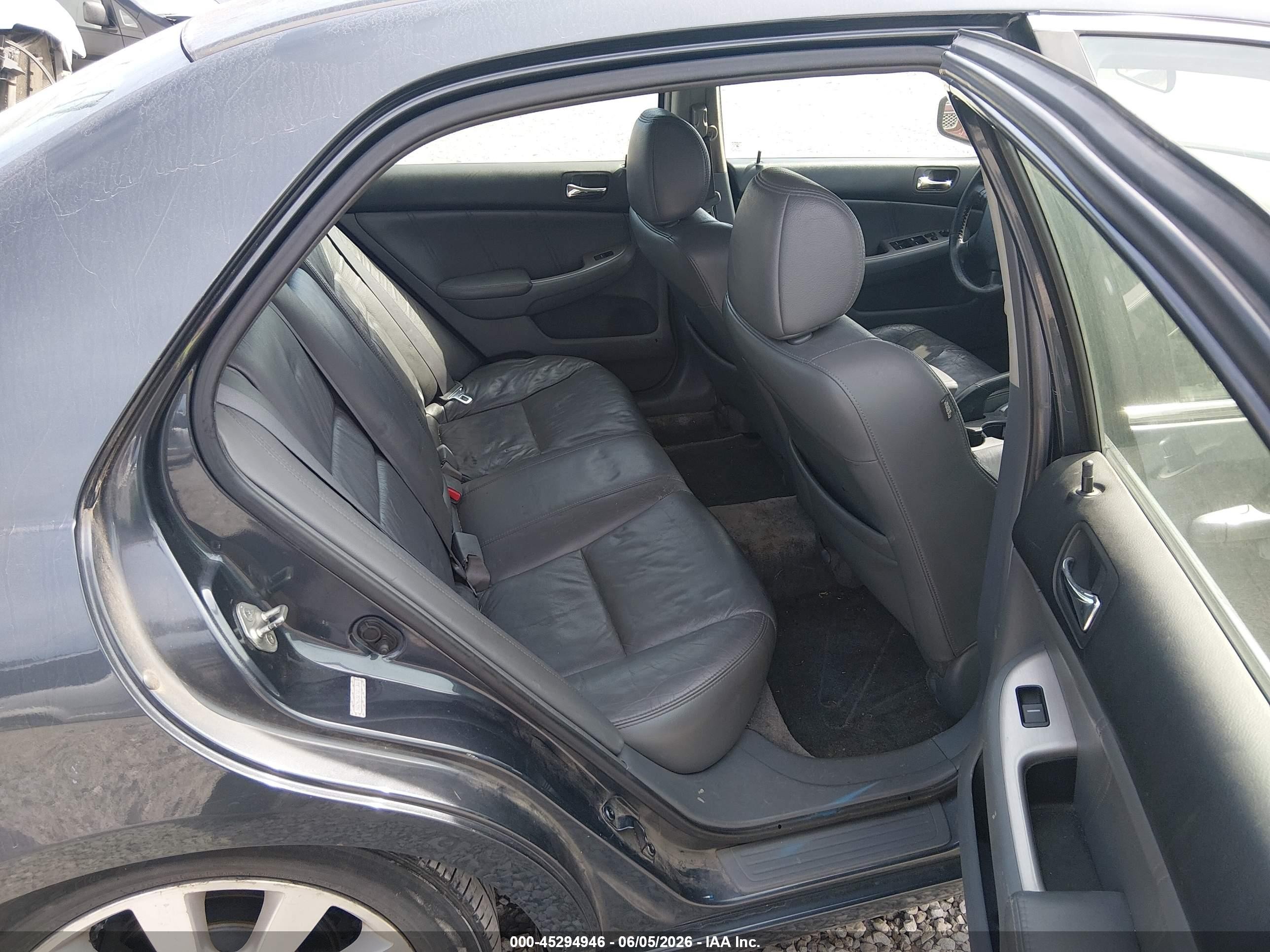 2007 Honda Accord 3.0 Ex Blue vin: 1HGCM665X7A011066