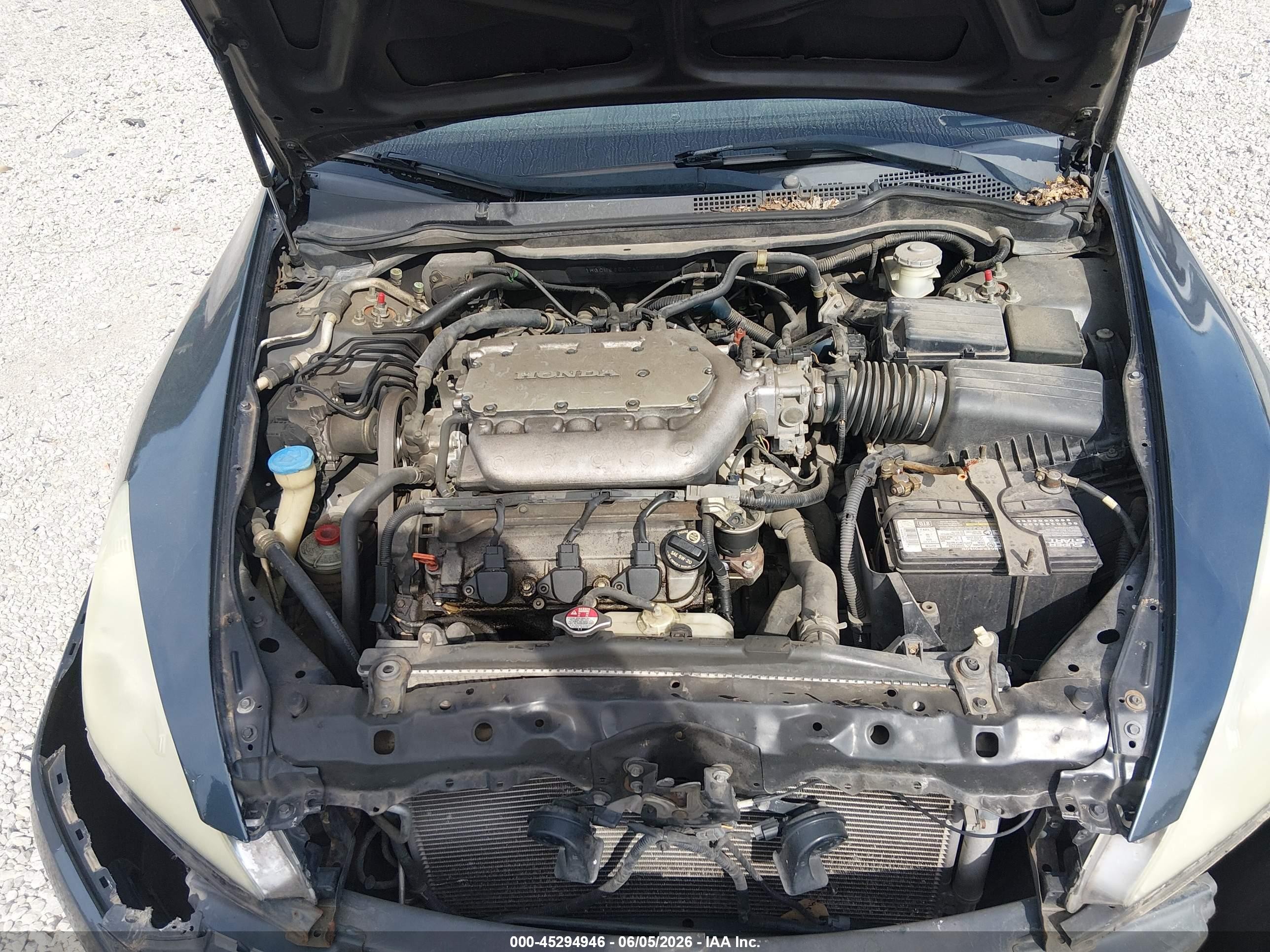 2007 Honda Accord 3.0 Ex Blue vin: 1HGCM665X7A011066