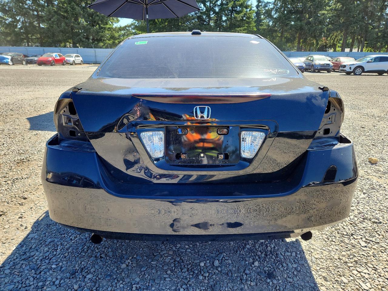 2007 Honda Accord Ex Black vin: 1HGCM665X7A014176