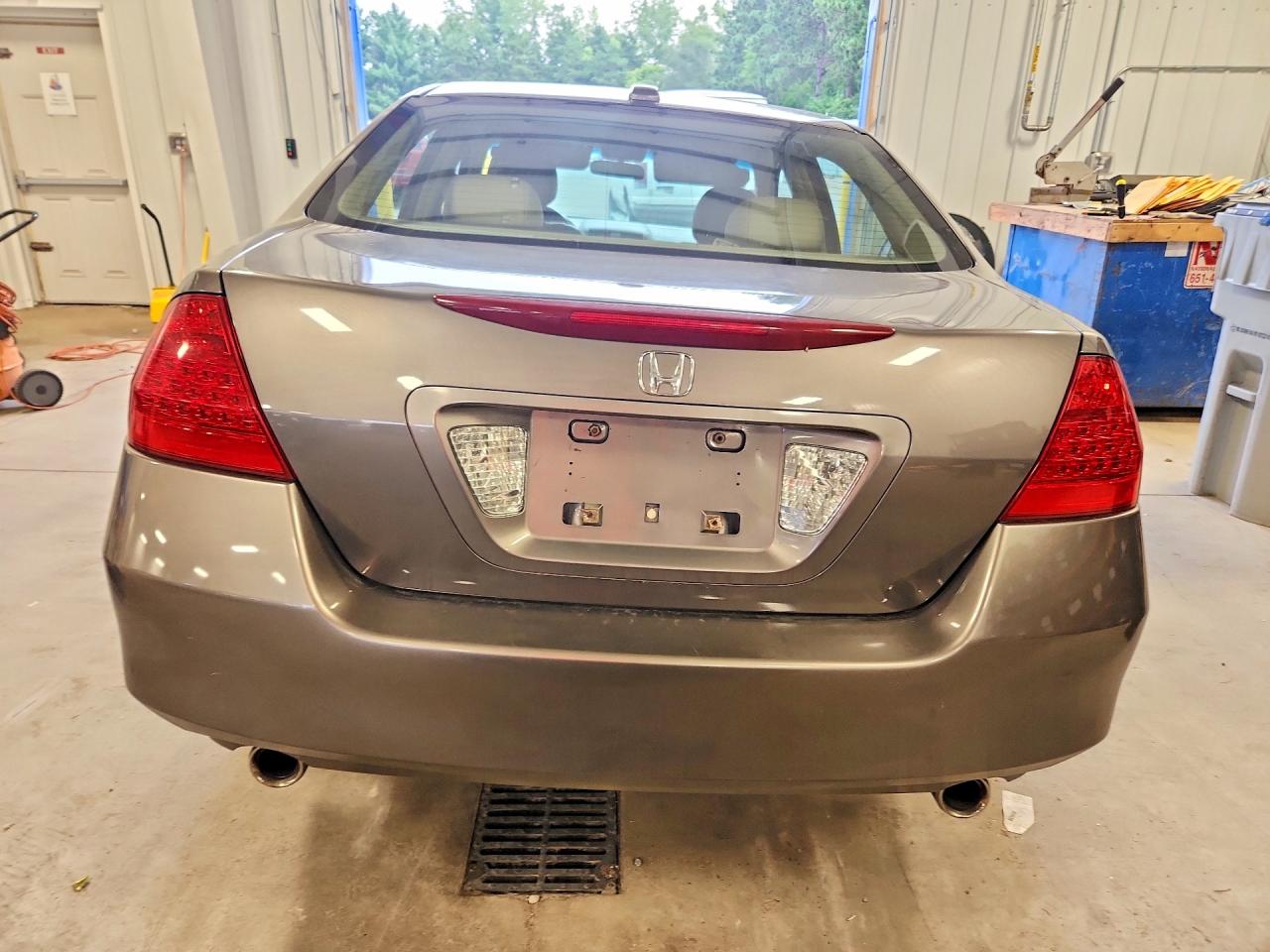 2007 Honda Accord Ex Gray vin: 1HGCM665X7A031138