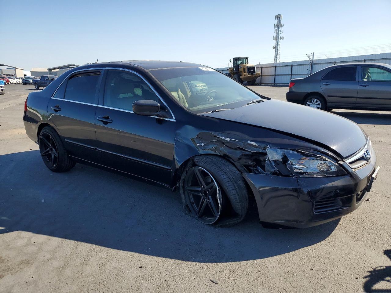 2007 Honda Accord Ex Черный vin: 1HGCM665X7A031382