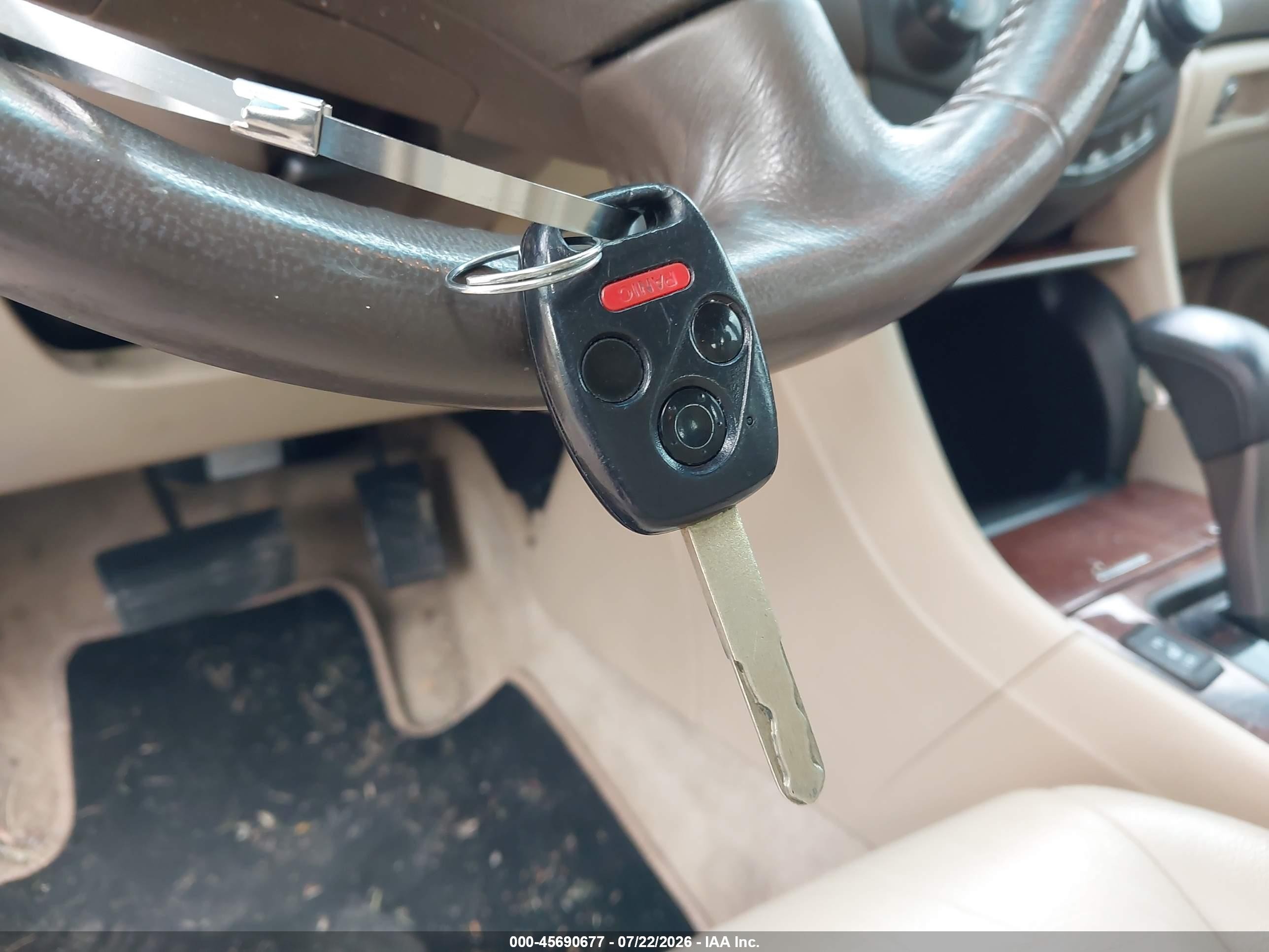 2007 Honda Accord 3.0 Ex Золотой vin: 1HGCM665X7A038056