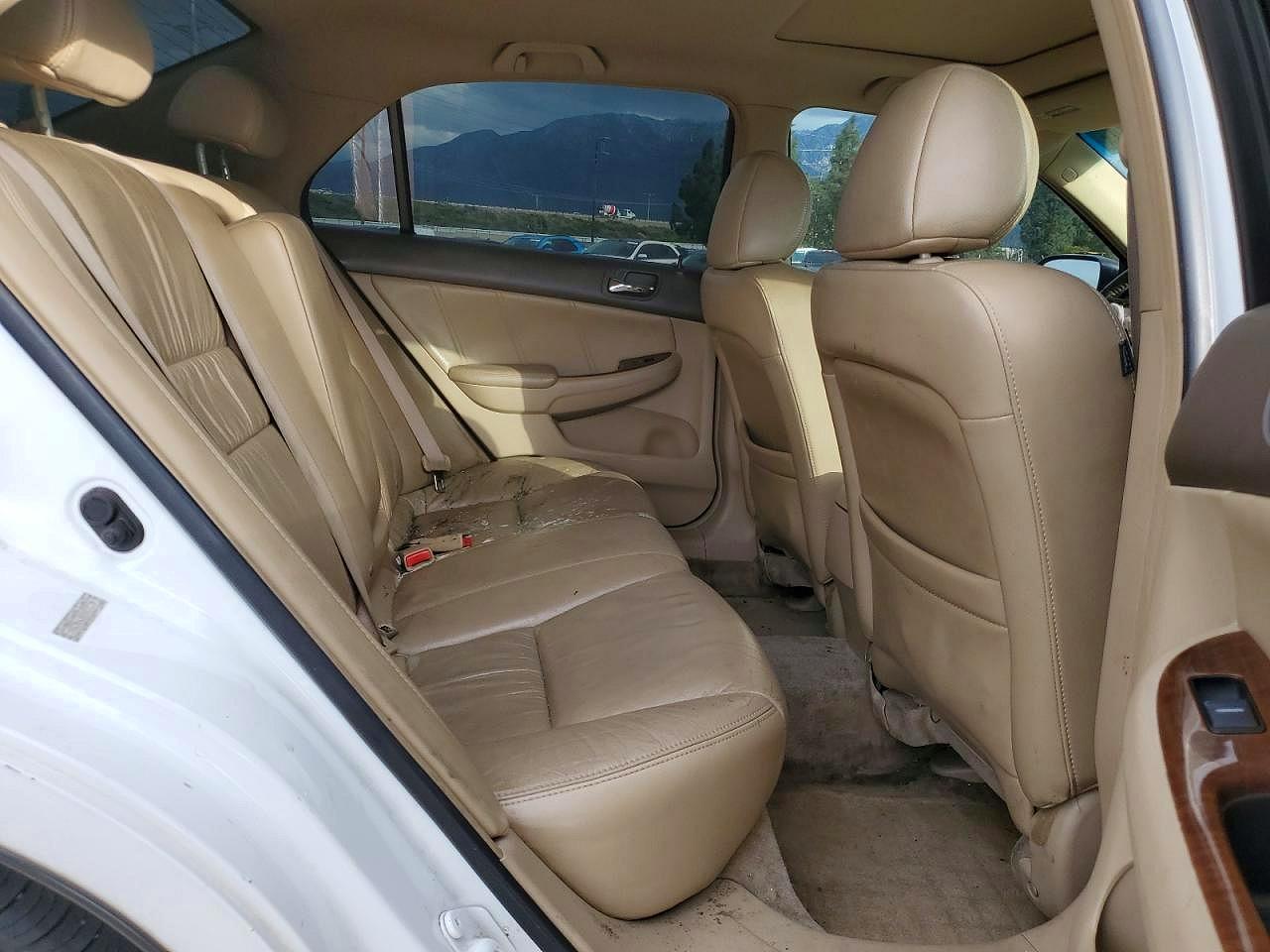 2007 Honda Accord Ex White vin: 1HGCM665X7A039370