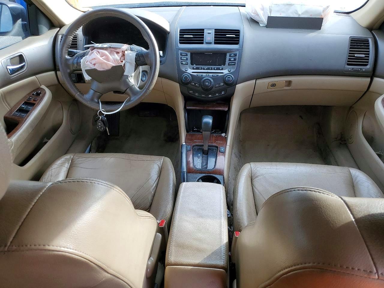 2007 Honda Accord Ex White vin: 1HGCM665X7A039370