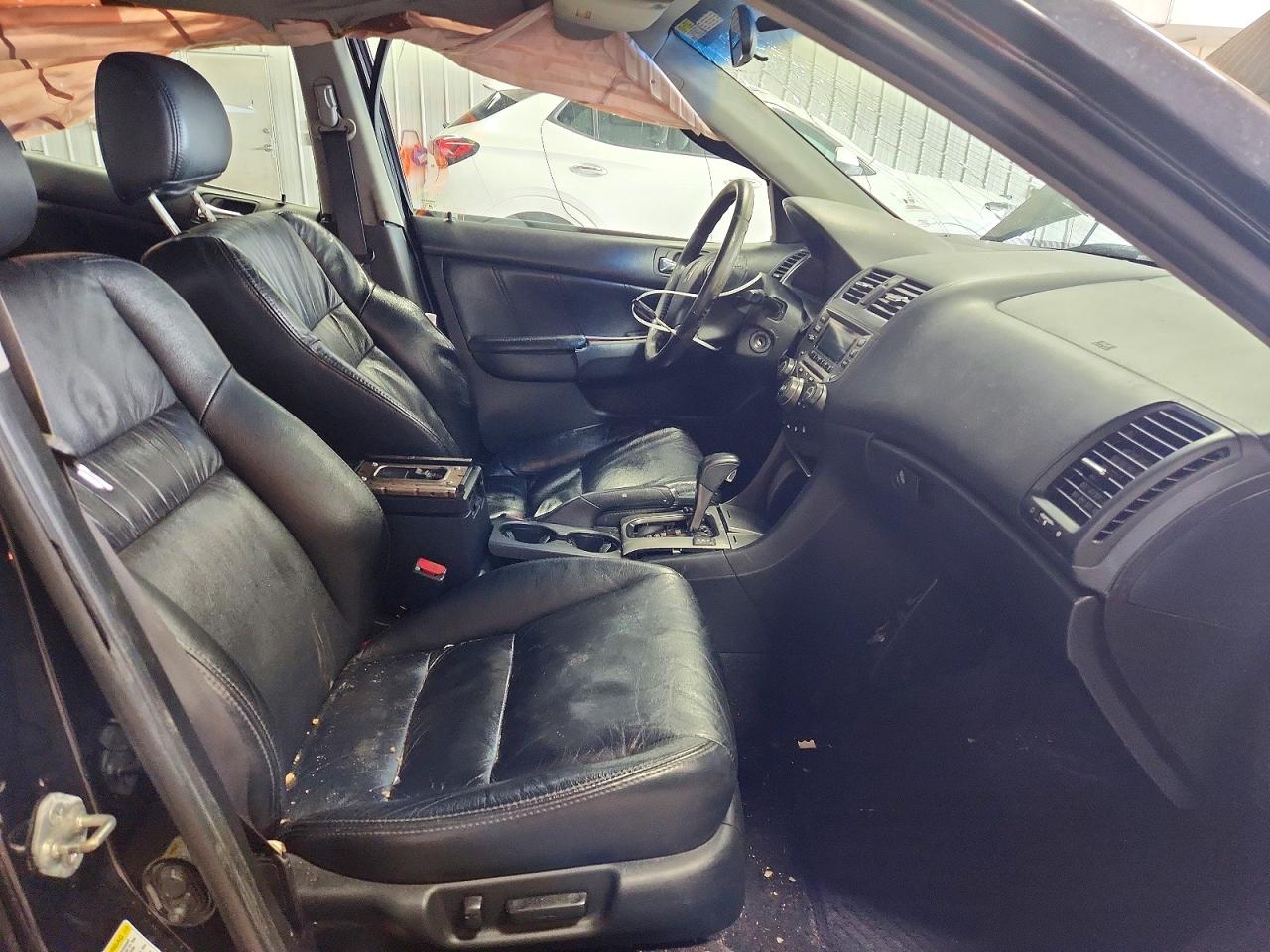 2007 Honda Accord Ex Black vin: 1HGCM665X7A045895