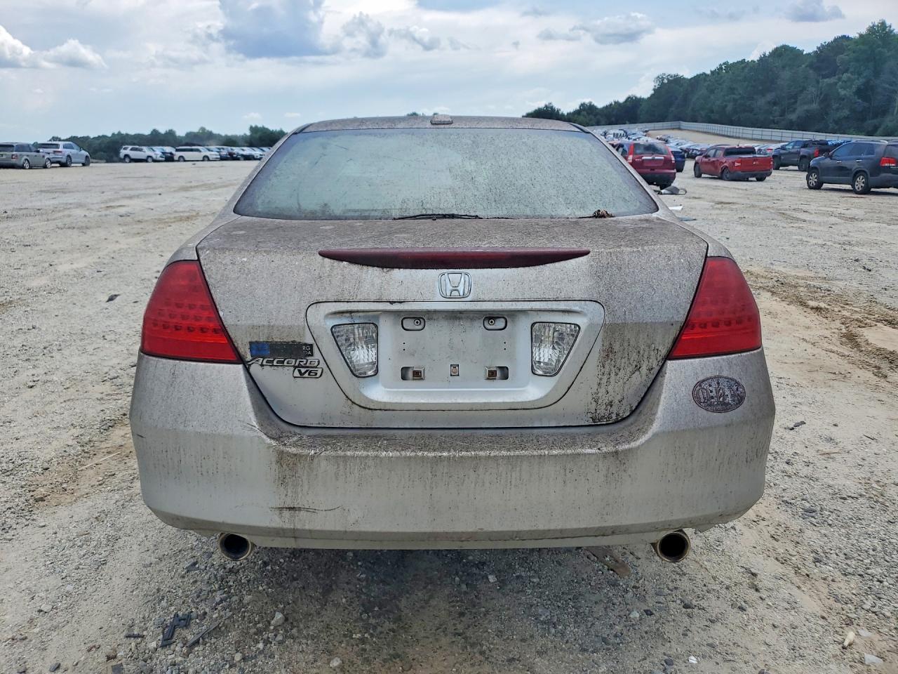2007 Honda Accord Ex Серебряный vin: 1HGCM665X7A072708