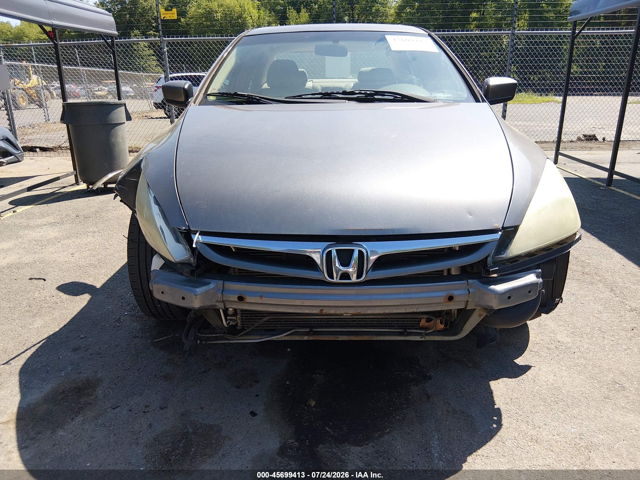 2007 Honda Accord 3.0 Ex Champagne vin: 1HGCM665X7A073924