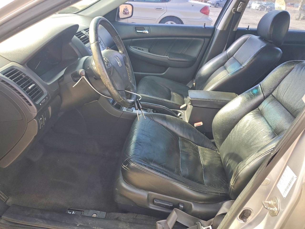 2007 Honda Accord Ex Silver vin: 1HGCM665X7A086446