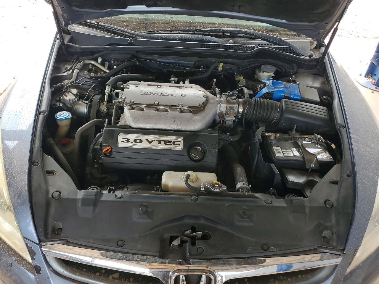 2007 Honda Accord Ex Blue vin: 1HGCM665X7A090013