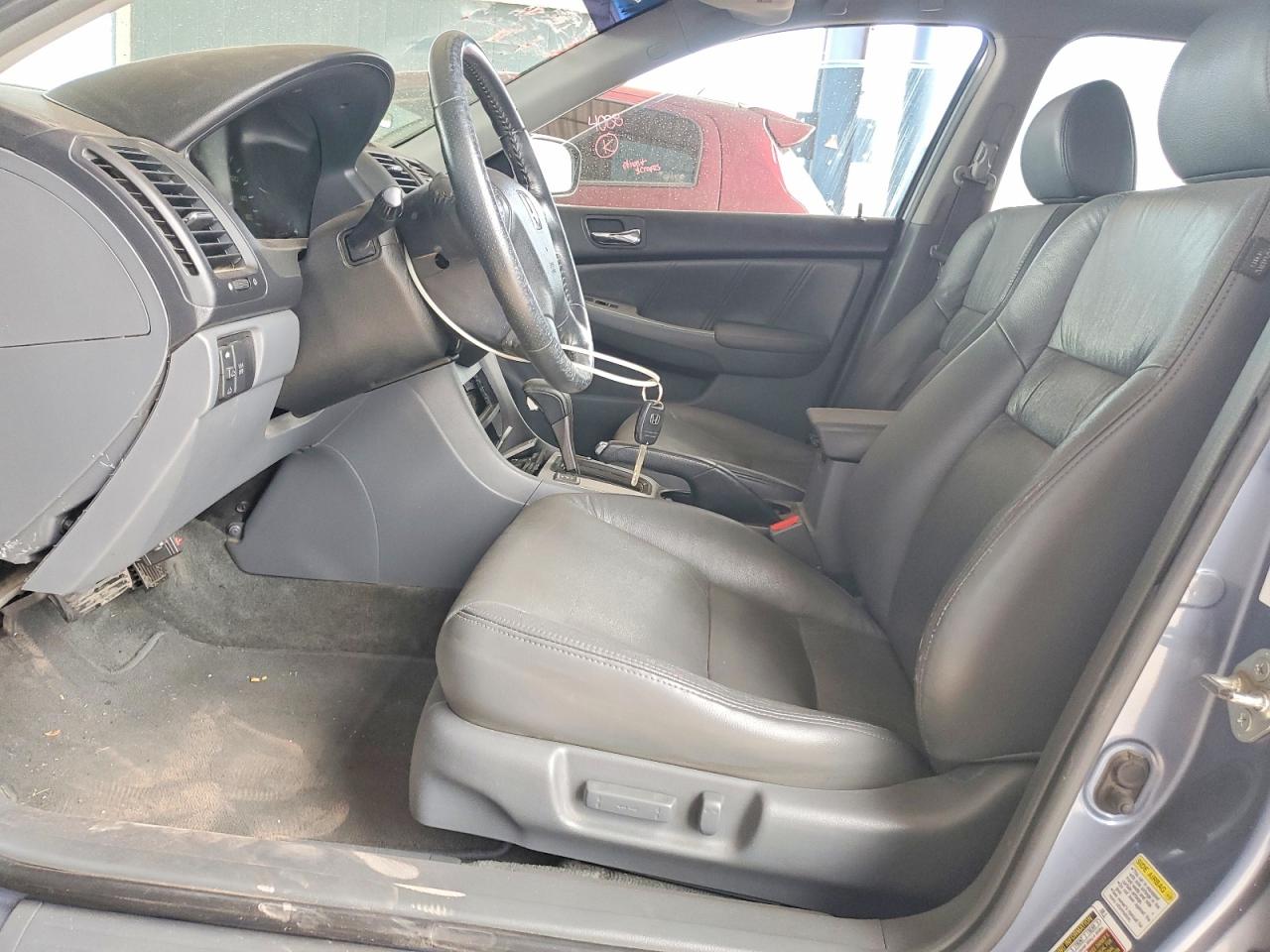 2007 Honda Accord Ex Blue vin: 1HGCM665X7A090013